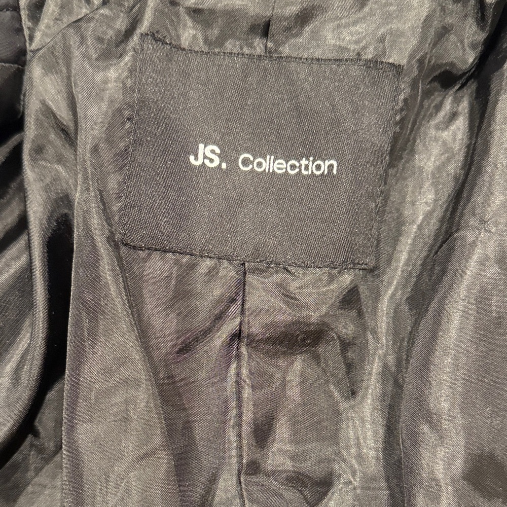 JS Collections Stylish Black Puffer Jacket
